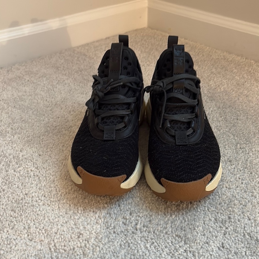 Under Armour Black and Brown Athletic Shoes
